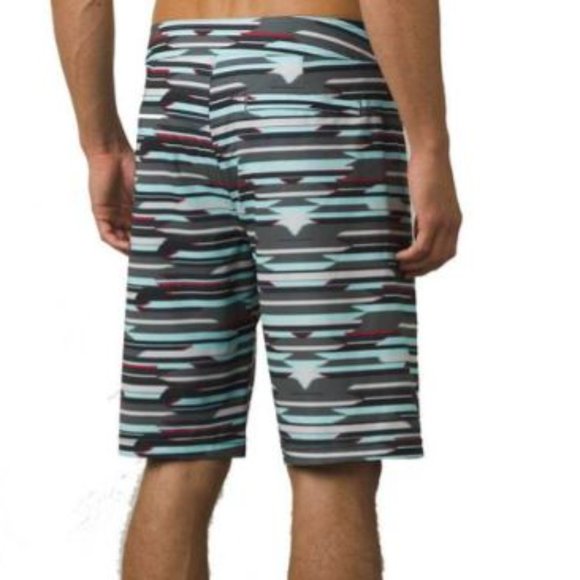 prAna Sediment Short Aquamarine Playa MNS 32 - Picture 3 of 3